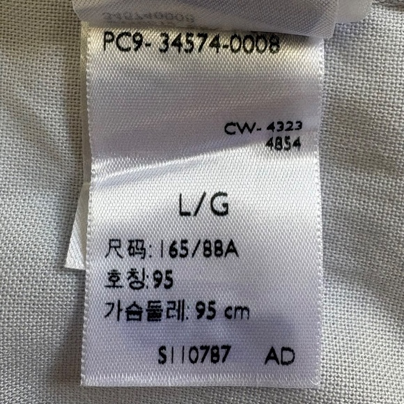 Levi’s The Classic Shirt, Button Up, Long Sleeves, White/Light Gray, Large NWT - Picture 13 of 16